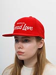 Бейсболка HOOD арт. 100-MWL003-NY046-CM Spread Love III (красный)